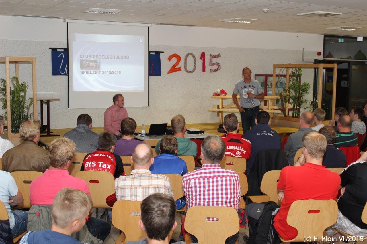 Saisoneinweisung 2015/2016