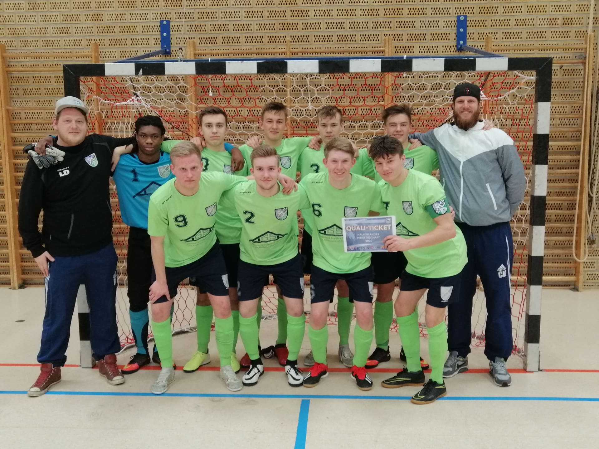 Die Futsalmeister der A-Junioren: SG Mitte NF.
