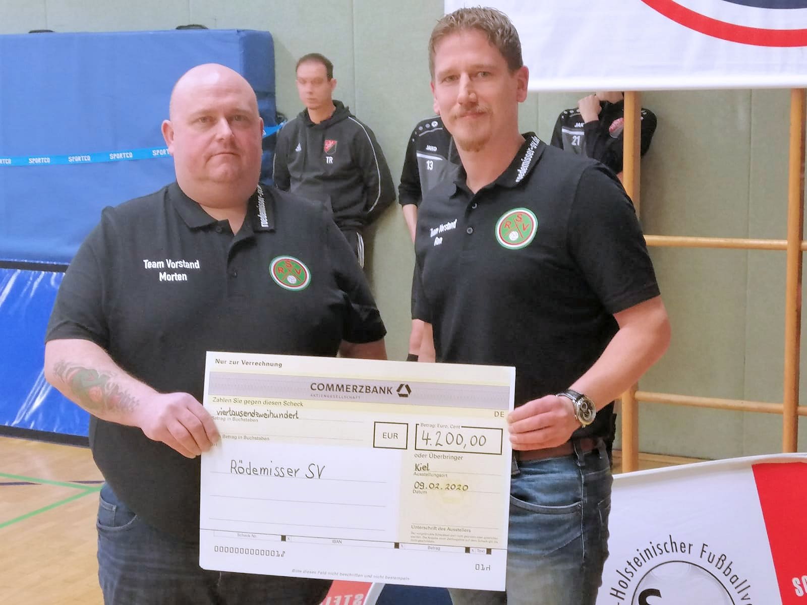 Morten Klug und Ron Wulff vom Rödemisser SV