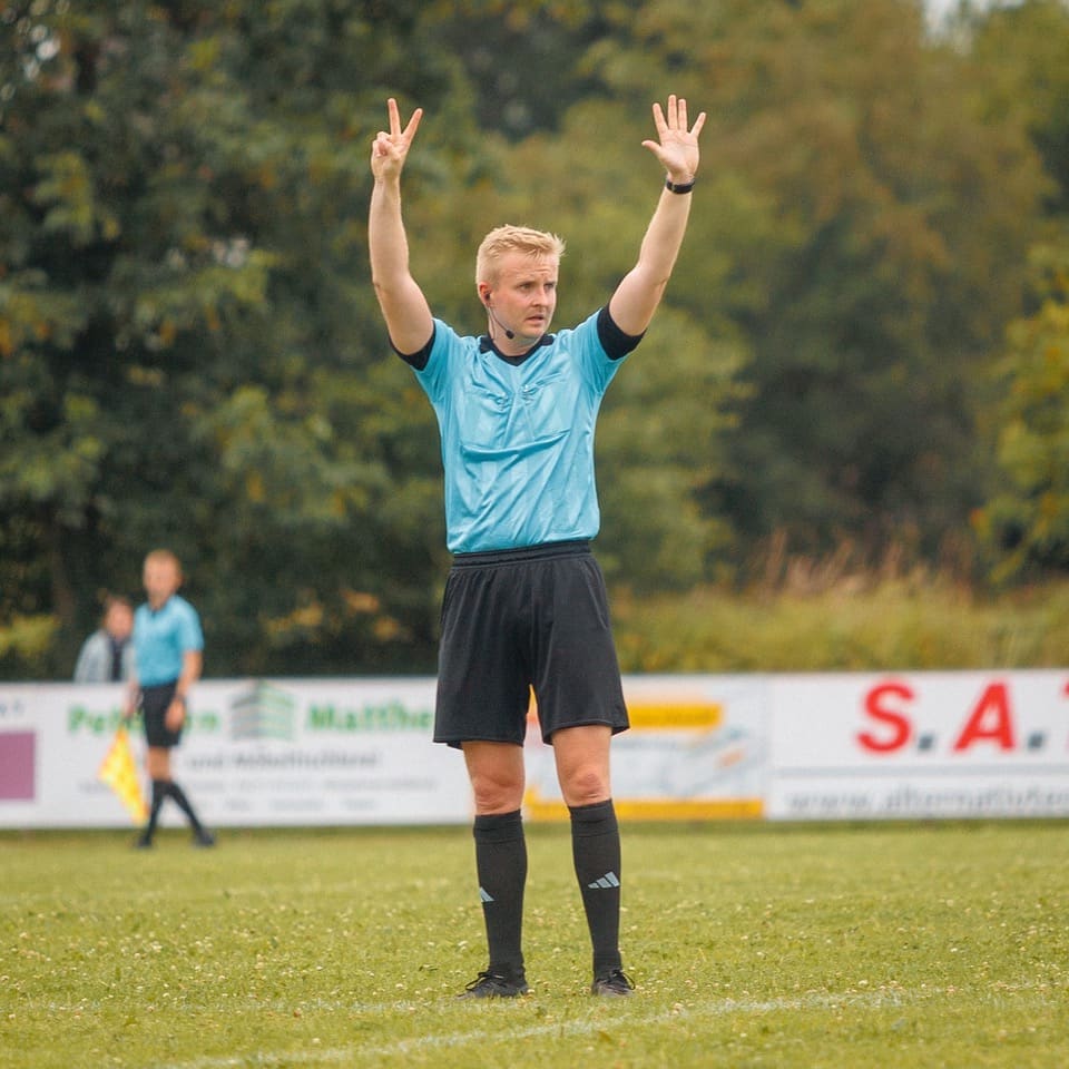 Jannek Hansen bei der Europeada 2024 in Nordfriesland.